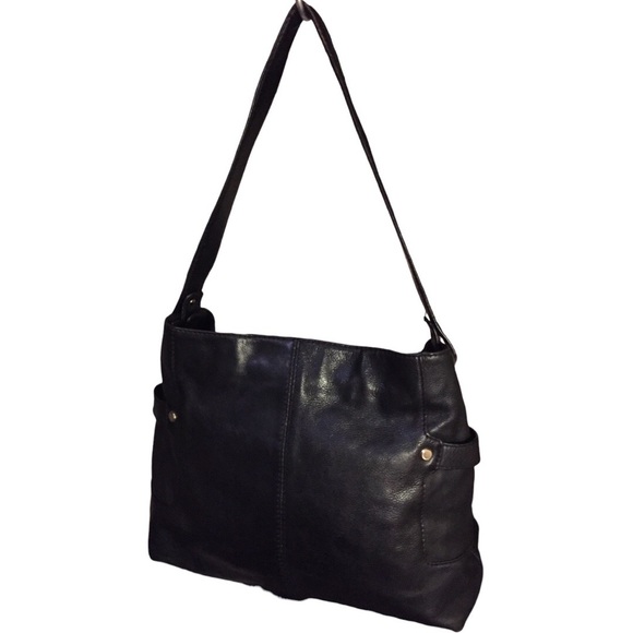 MICHAEL Michael Kors Black Leather Shoulder Bag
